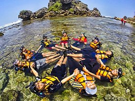 Snorkling pantai sadranan