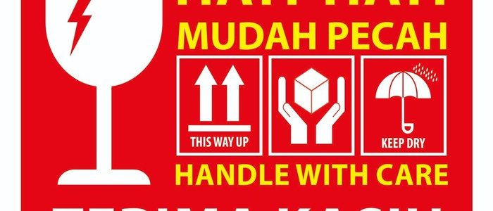 Sticker Peringatan, sumber Shopee